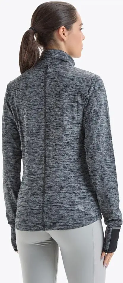 Black Polyester Sweatshirt