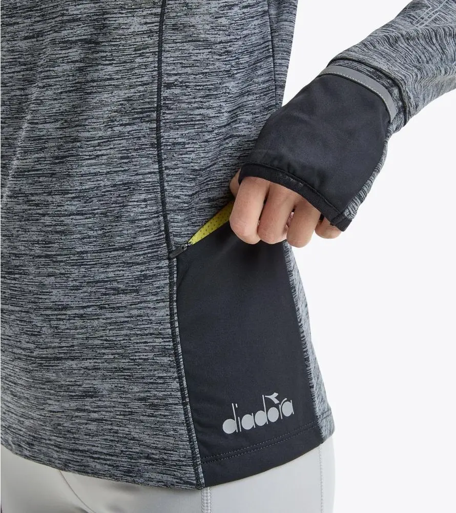 Black Polyester Sweatshirt