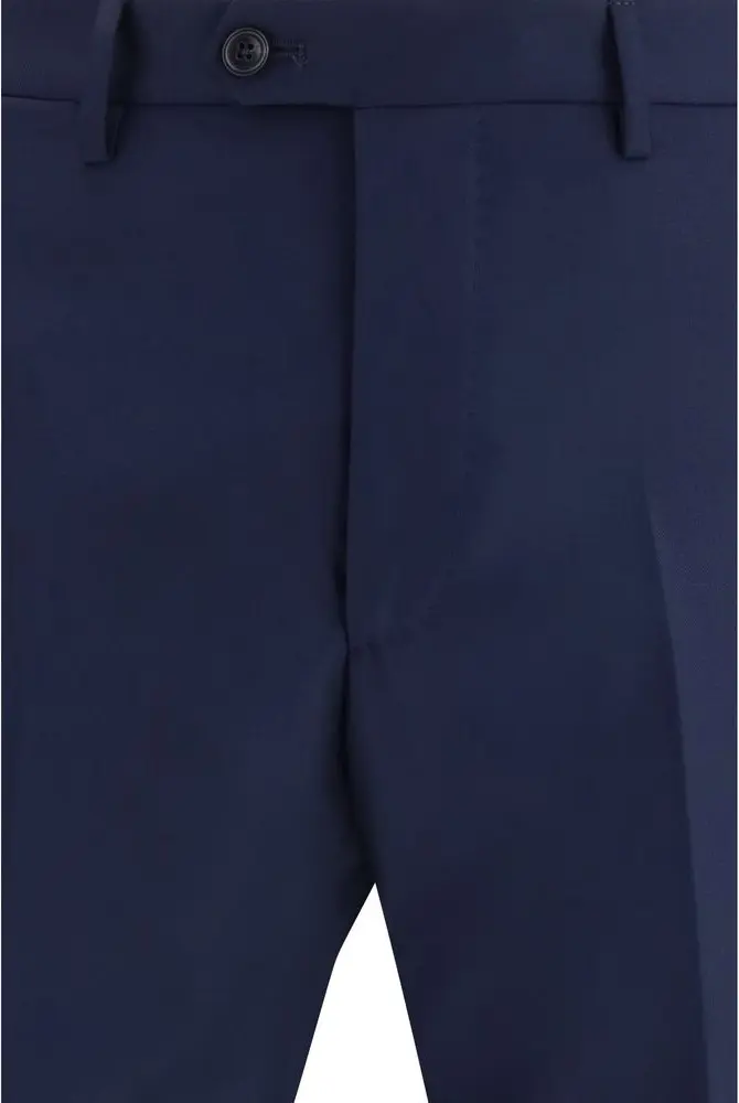 Suit Blue Fleece Wool