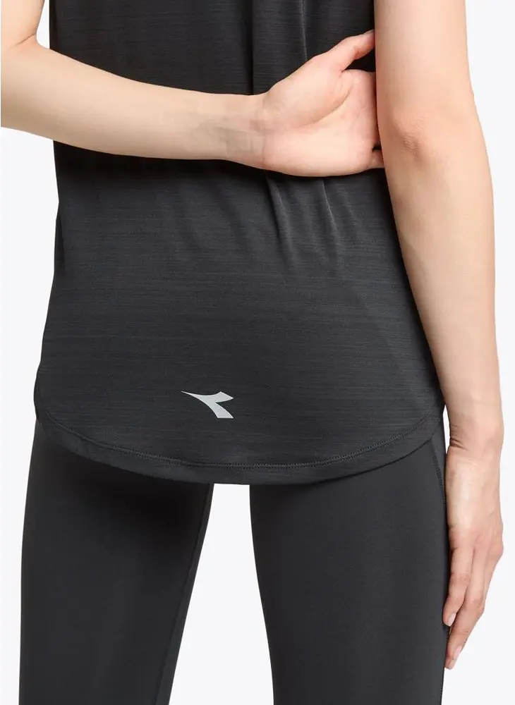 Qora Diadora Poliester Futbolka