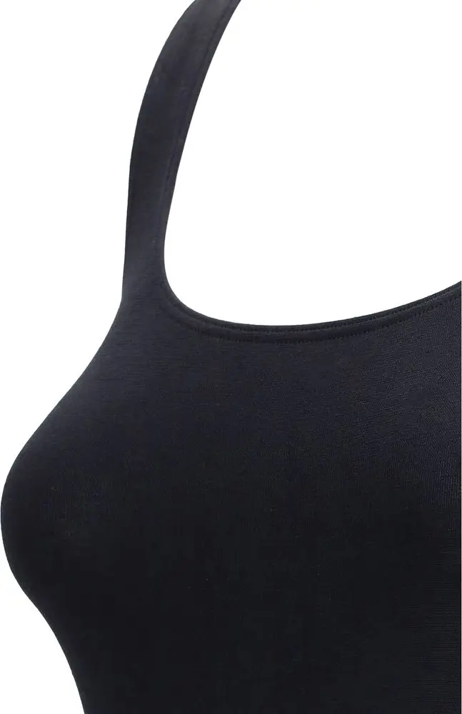 Черный хлопковый топ Wolford