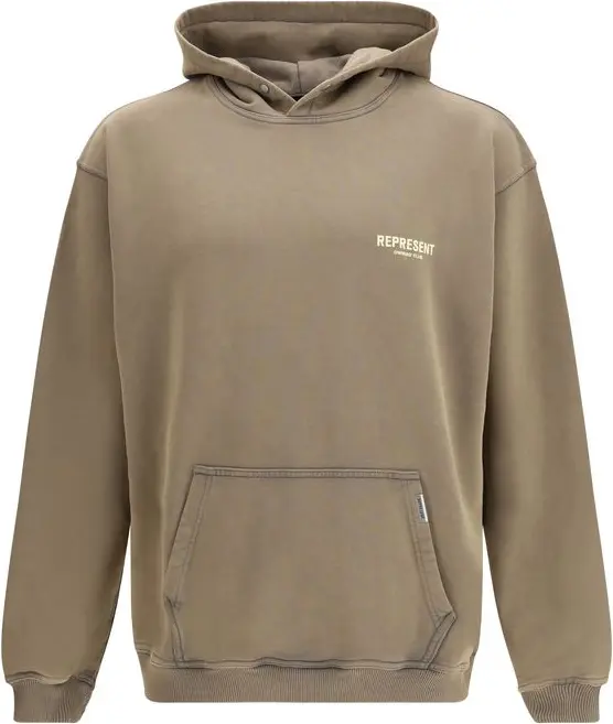 Коричневый хлопковый свитшот Represent