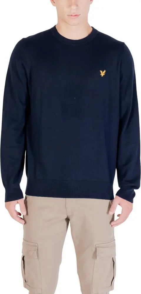 Джемпер Lyle & Scott с круглым вырезом из хлопка и мериноса