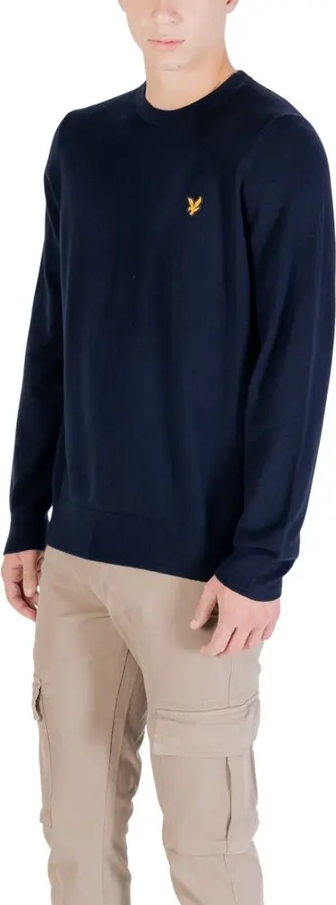 Джемпер Lyle & Scott с круглым вырезом из хлопка и мериноса