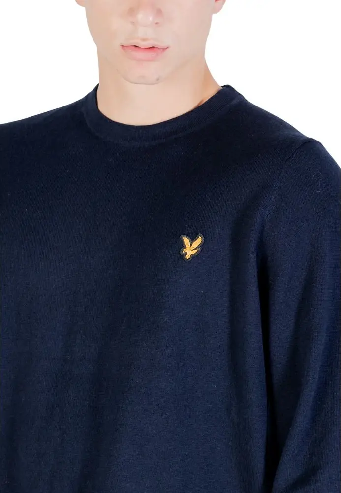 Джемпер Lyle & Scott с круглым вырезом из хлопка и мериноса