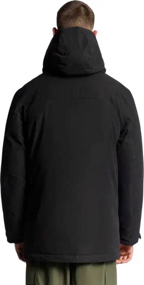 Parka Lyle & Scott Black Polyester