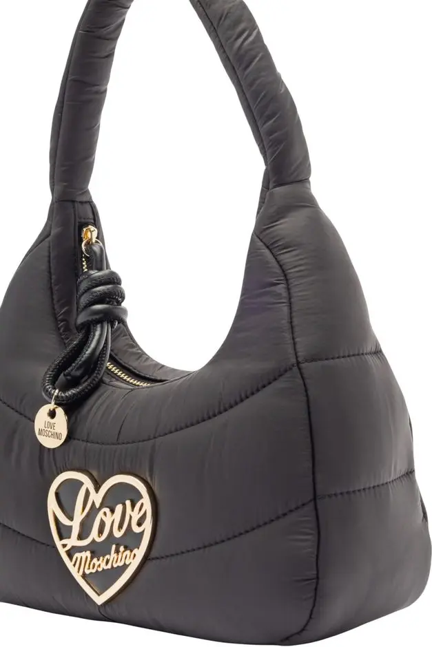 Handbag LOVE MOSCHINO Black Nylon