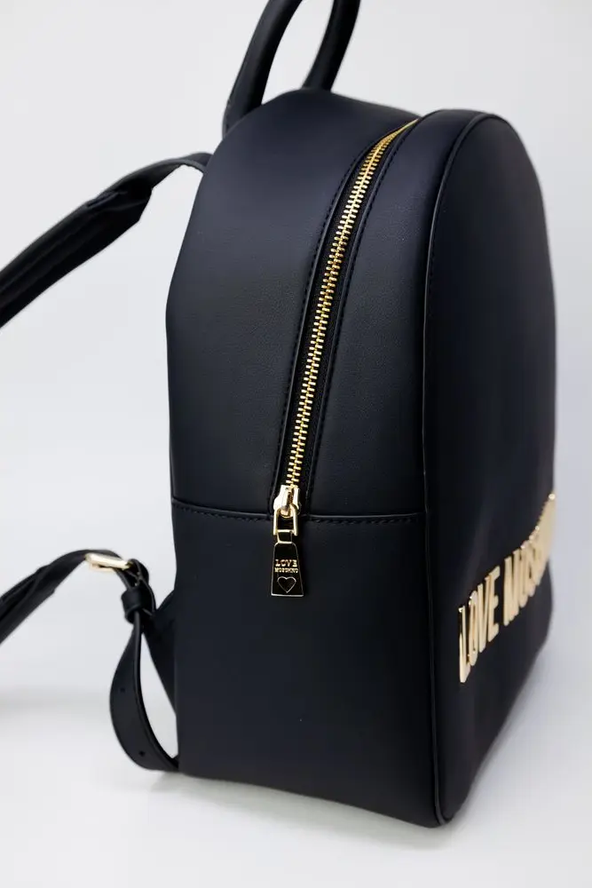Qora polietilen ryukzak LOVE MOSCHINO