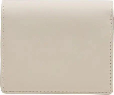 BEIGE POLYETHYLENE WALLET LOVE MOSCHINO