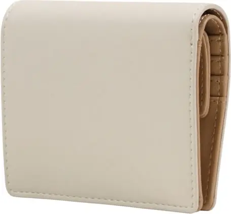 BEIGE POLYETHYLENE WALLET LOVE MOSCHINO