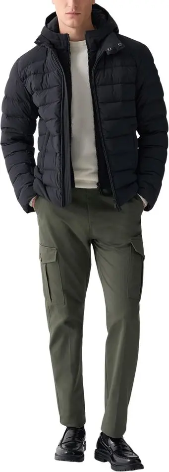 Black Polyamide Coat - Colmar Originals