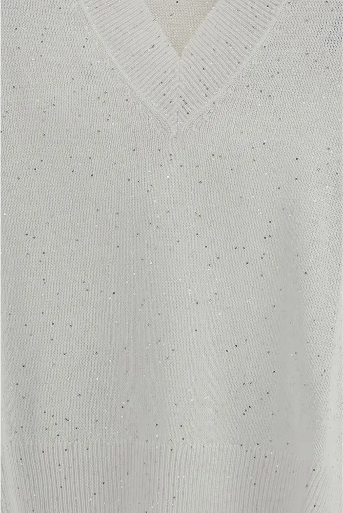 Свитшот из льна White Linen Brunello Cucinelli