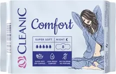 Harper Cleanic Comfort Night Pads