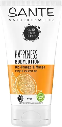 Body Lotion Sante Naturkosmetik Happiness Orange and Mango
