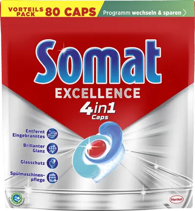 Капсулы для посудомоечной машины Somat Excellence 4в1