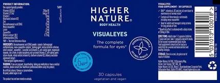 Higher Nature Visual Eyes kapsulalari