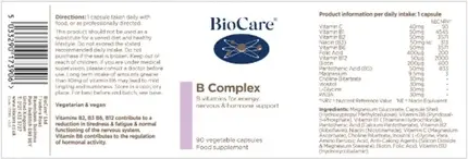 Biocare B Kompleksli Sabzavotli Kapsulalar