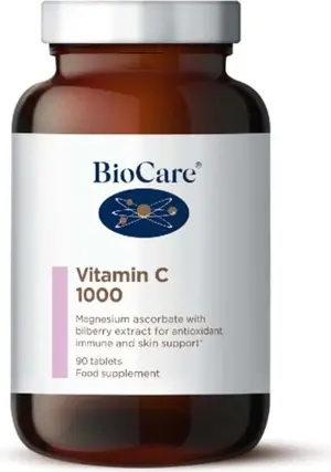 Biocare S Vitamini C 1000 magniy askorbat vablueberry ekstrakti bilan 90 tabletka