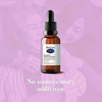Biocare Nutrisorb Methyl FolGuard suyuq folat va B12 vitamini