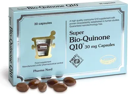 Super Bio-Quinone Q10 Capsules 30mg Pharma Nord