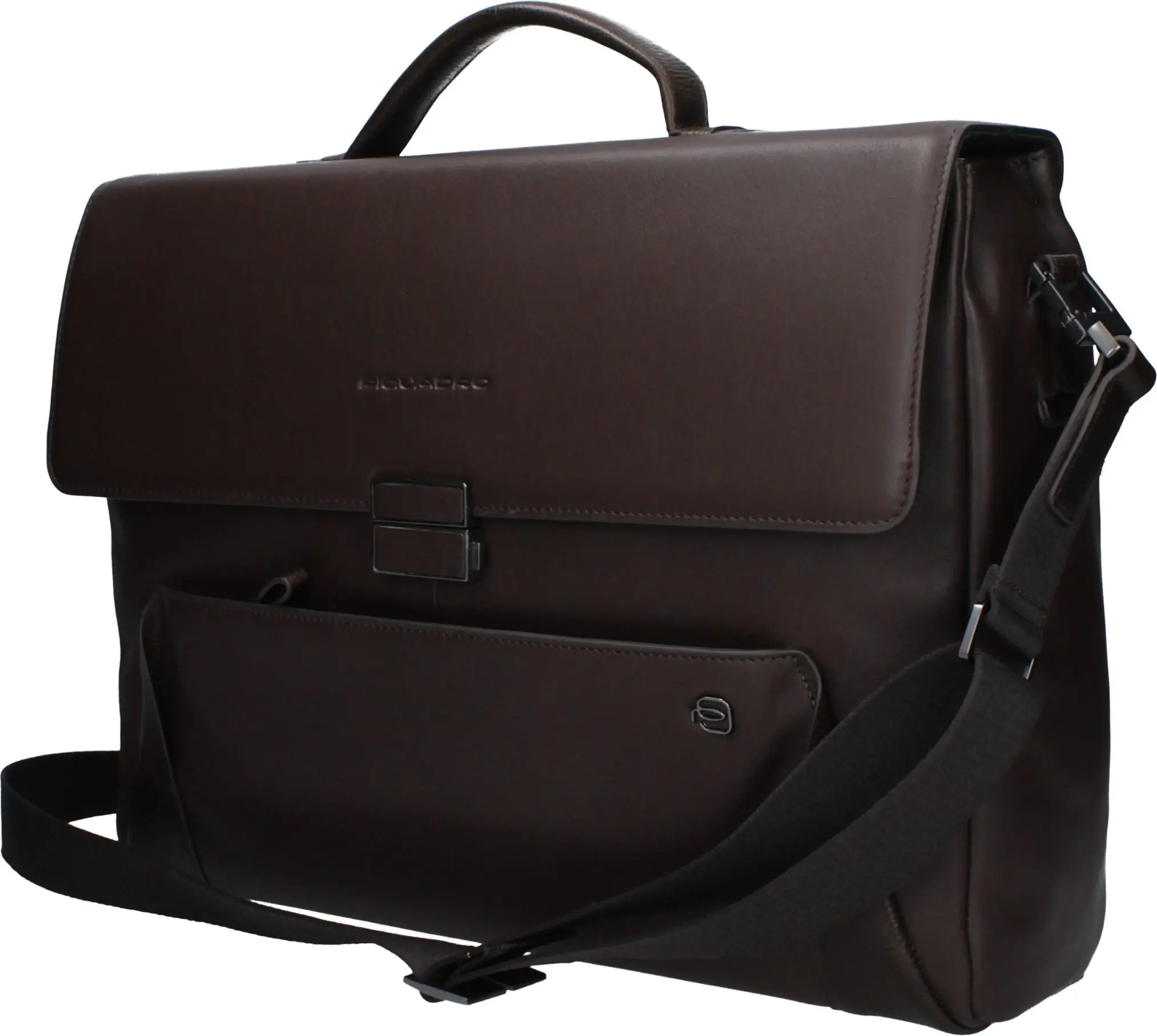 Brown Leather Business And Laptop Bag