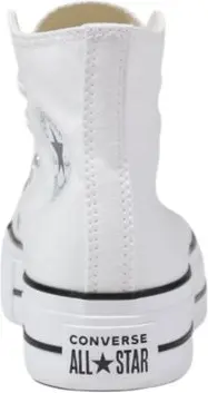 Sneakers White Polyester Platform Sneakers Converse