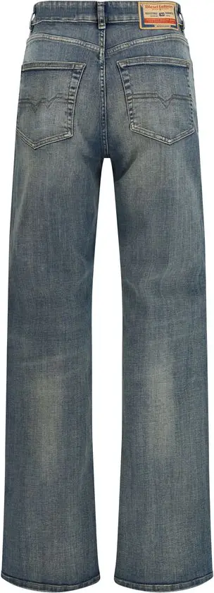 Джинсы Diesel Blue Cotton Straight-Leg