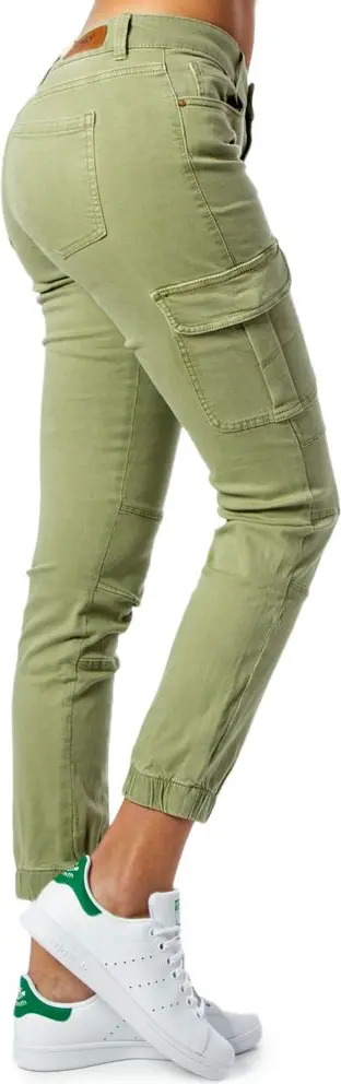 Pants ONLY Green Cotton Skinny