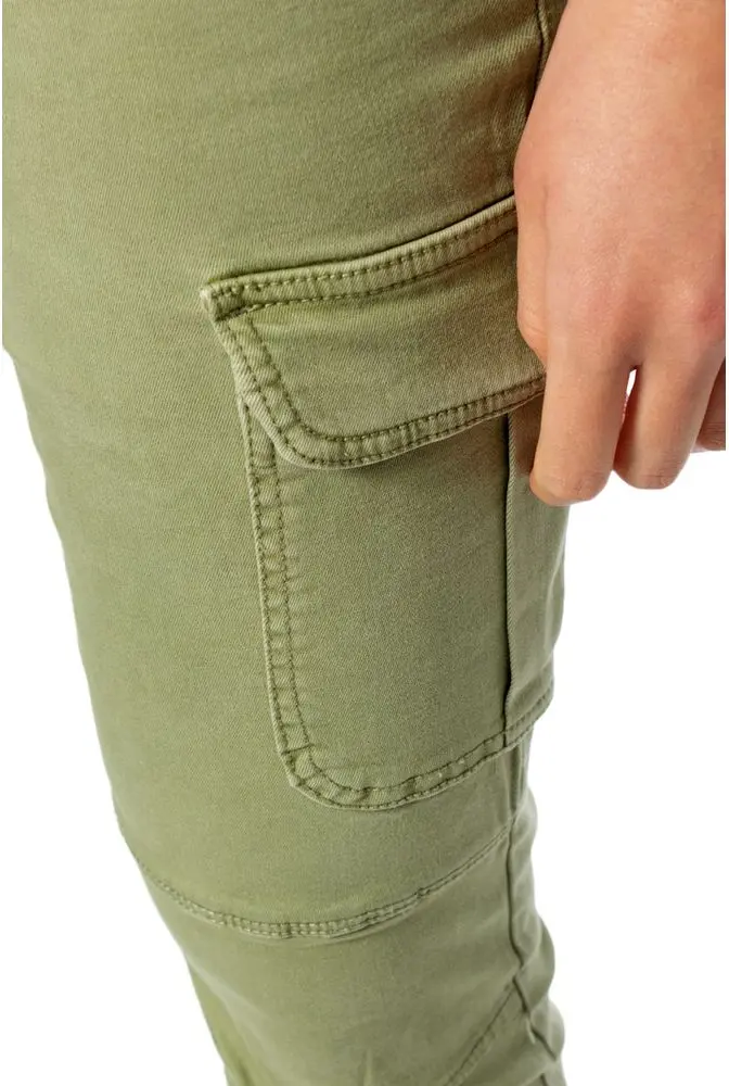 Pants ONLY Green Cotton Skinny