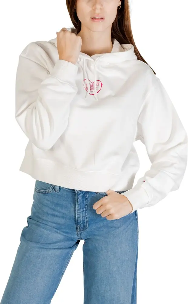 Худи Tommy Jeans Cream Recycled Cotton Hoodie