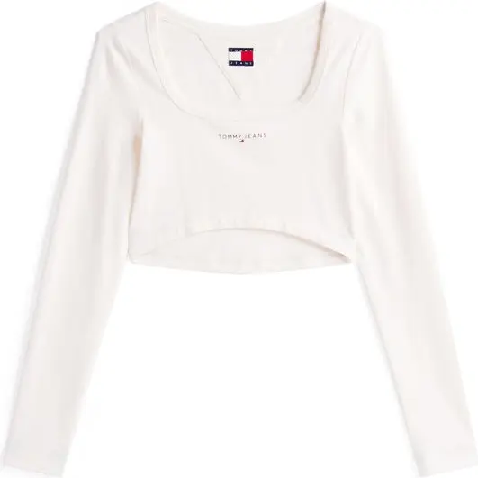 Лонгслив Tommy Jeans TJW SLIM SP CRP LINE DW0DW20909