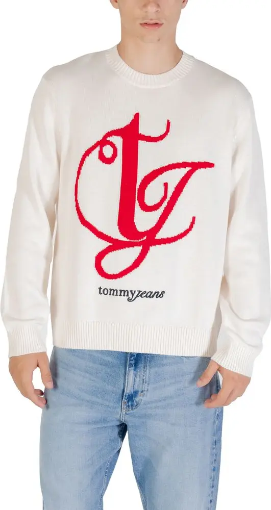 Tommy Jeans Yumshoq futbolka Kreml Rengli Tiklangan Paxta Kiyim