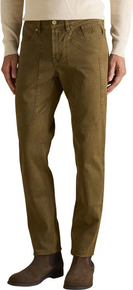 Jeans Brown Cotton Skinny Jeans