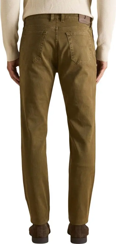 Jeans Brown Cotton Skinny Jeans