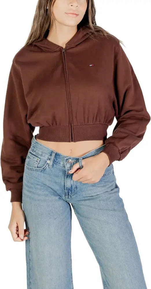 Tommy Jeans jigasi, jigarrang, qayta ishlangan paxtadan