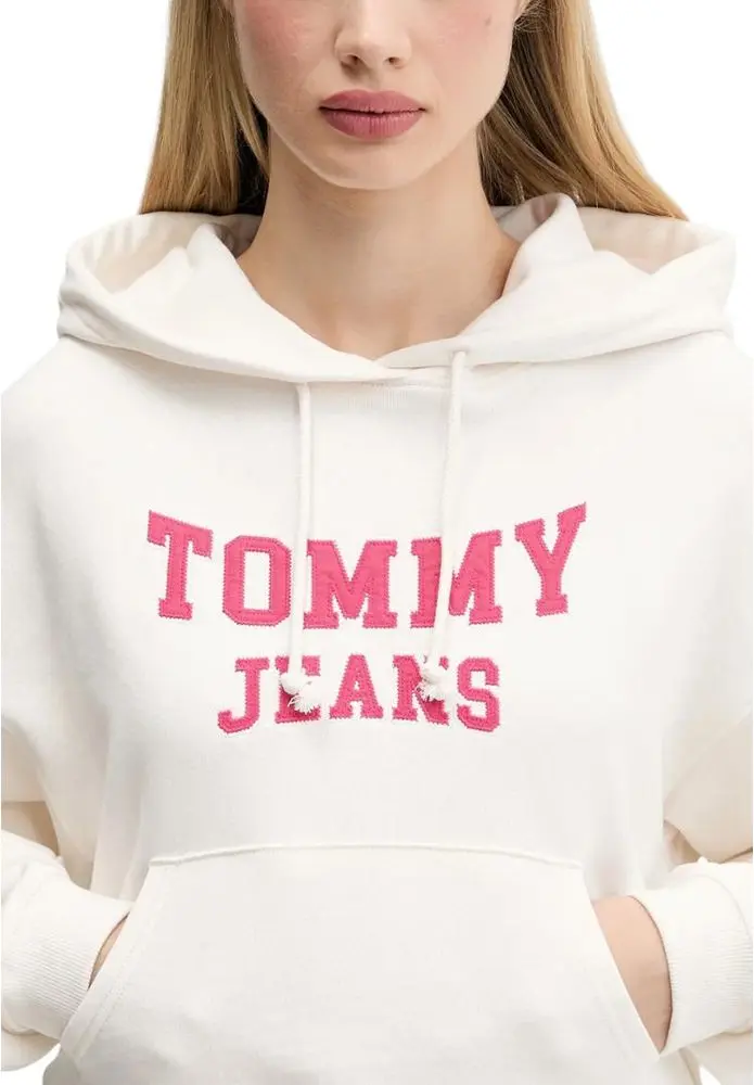 Худи Tommy Jeans Cream Recycled Cotton Hoodie