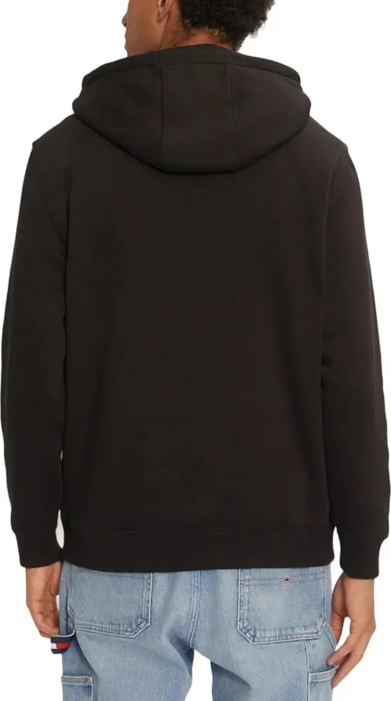 Hoodie Tommy Jeans Black Cotton Hoodie