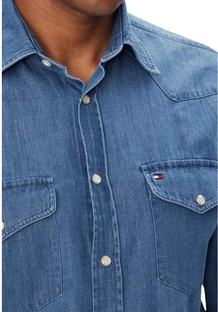 Shirt Tommy Hilfiger Light Blue Denim Shirt