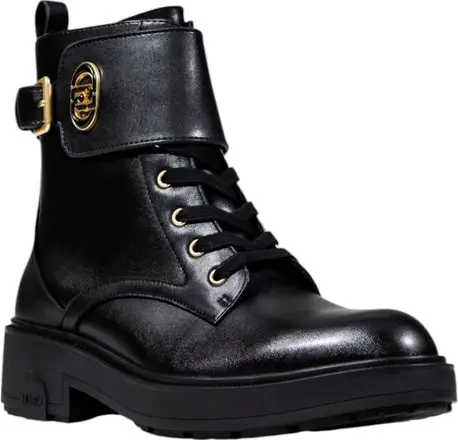 Boots Liu Jo Black Artificial Leather Lace-Up