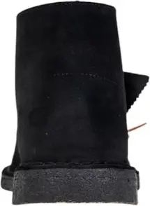 Boots Clarks Black Suede Leather Lace-Up