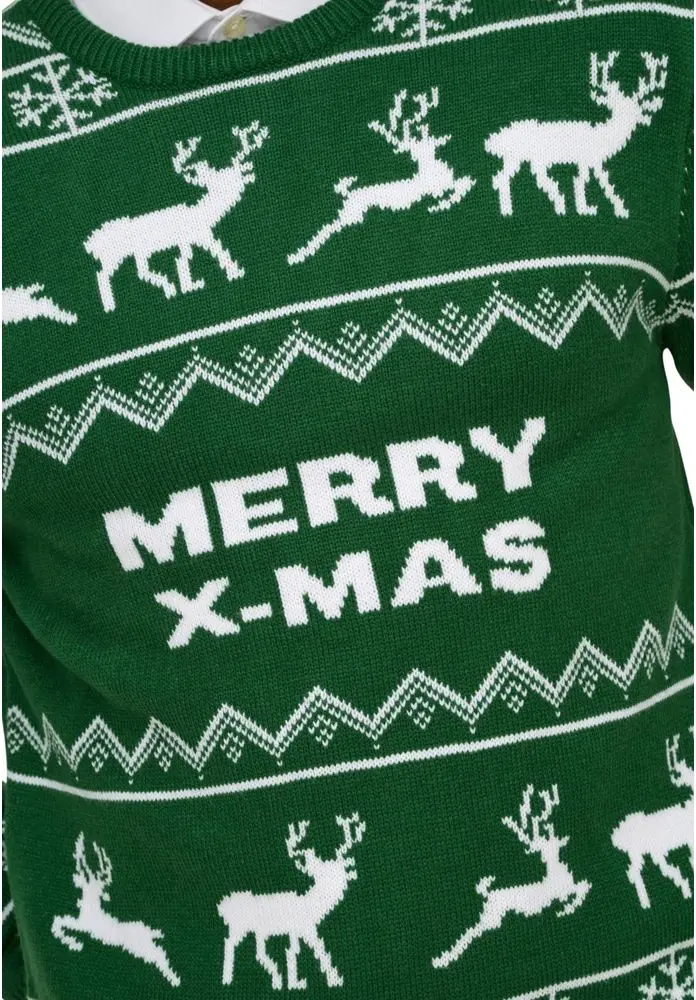 Sweatshirt Only & Sons ONSXMAS REG 5 ALLOVER CREW KNIT 82264253