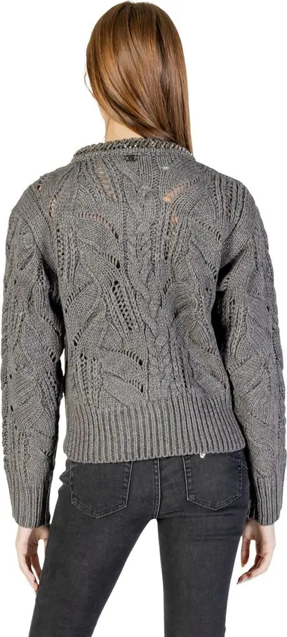 Sweater Liu Jo Gray Marabou Sweatshirt