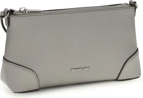 Gray Calf Leather Bos Taurus Wallet Michael Kors