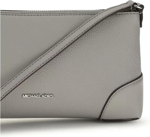 Gray Calf Leather Bos Taurus Wallet Michael Kors