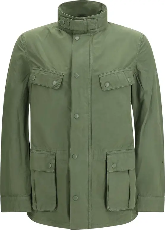 Двухцветное хлопковое пальто BARBOUR INTERNATIONAL