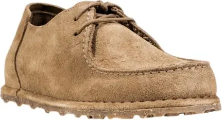 Boots Birkenstock Gray Suede Leather Lace-Up