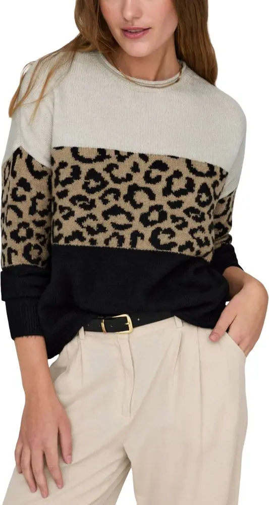 Bicolor Marabou Sweatshirt ONLY