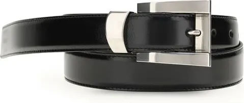 Belt Versace Black Calf Leather Bos Taurus Regular Belt