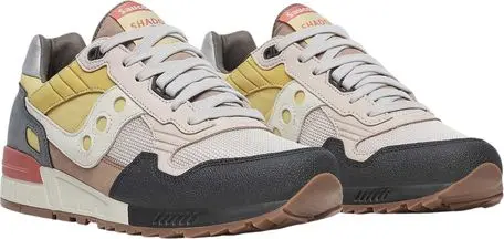 Sneakers Saucony Beige Suede Leather Low Top