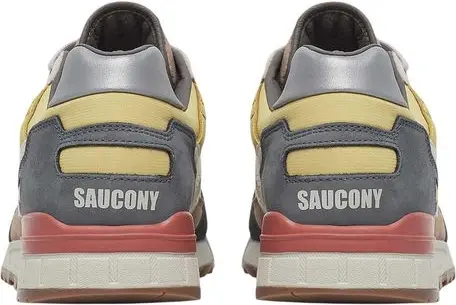 Sneakers Saucony Beige Suede Leather Low Top